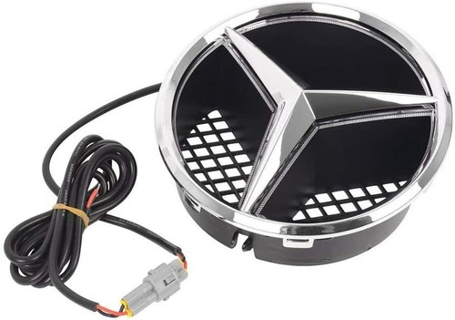 Emblema griglia led cromato - emblema,