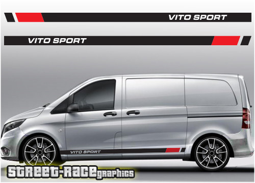 Mercedes vito strisce corsa - mercedes,